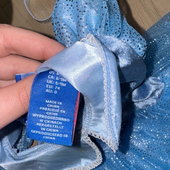 Disney Glittery Blue Princess Costume - Picture 4 of 16